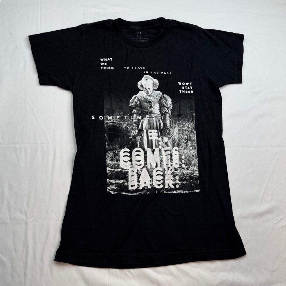 IT The Movie Chapter 2 Graphic T-shirt Men Small Black Short Sleeve Graphic 2019